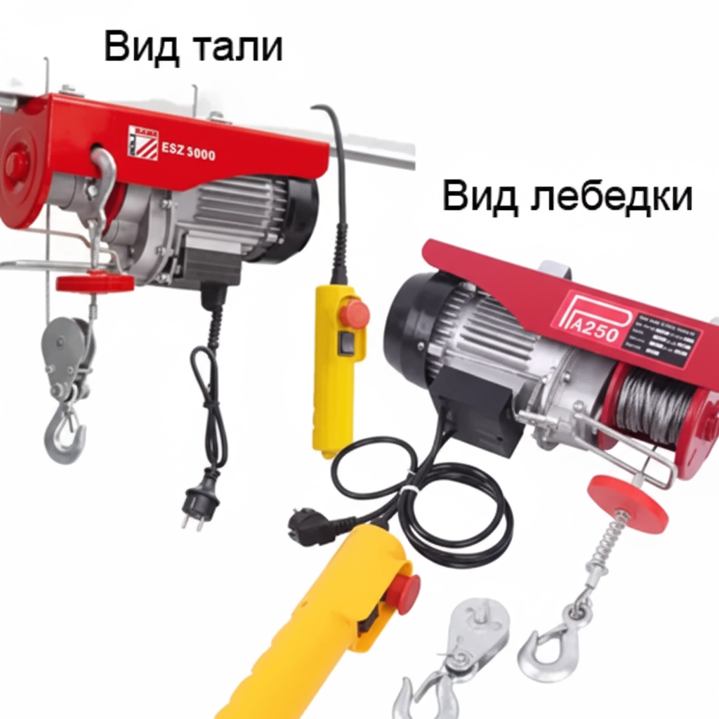 Электрическая таль РА 500/1000 кг 12/6 м