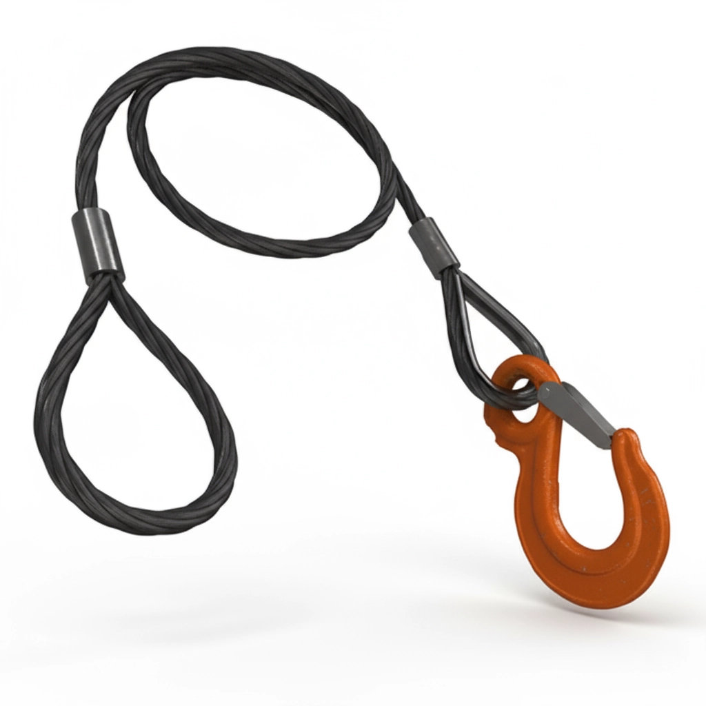 Строп канатный одноветвевой 1СК-1.5т 5.5м (опрессовка)